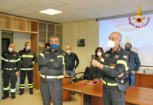 Il Direttore regionale dei Vigili del Fuoco in visita al Comando di Avellino