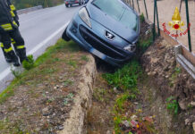 Auto fuori strada a Pratola Serra, 34enne all’ospedale