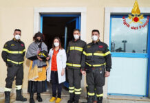 Doni dai Vigili del Fuoco ai bambini degenti al Moscati di Avellino