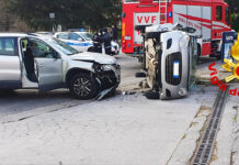 Scontro tra due auto ad Avellino, una 47enne di Vallata in ospedale