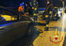 Incidente fra 3 auto a Monteforte Irpino: trasportata in ospedale una donna
