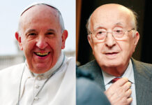 Ciriaco De Mita in udienza da Papa Francesco in Vaticano
