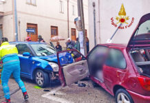 Scontro tra due auto a Baiano, 3 feriti in ospedale