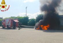 Morto bruciato dalle fiamme della sua auto 70enne di Grottaminarda