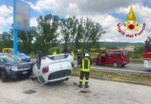 Scontro sull’Ofantina a Lioni fra 3 auto: due feriti in ospedale