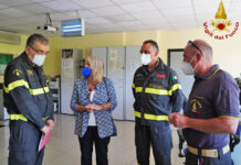 Il Prefetto di Avellino ha visitato il Comando dei Vigili del Fuoco