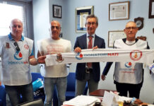 Donazione di sangue della Polizia ad Avellino per ‘DonatoriNati’