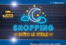 Shopping sotto le stelle ad Atripalda con isola pedonale serale