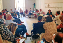 I segretari provinciali del Pd campano riuniti a Napoli