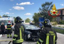 Collisione tra auto sull’Ofantina a Nusco: due donne in ospedale
