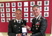 Il Generale Andrea Rispoli, Comandante Interregionale Carabinieri in visita ai Reparti di Avellino