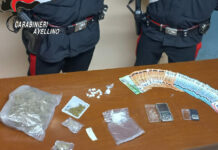 Blitz anti droga ad Altavilla Irpina dei Carabinieri: 4 arresti