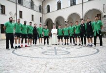 Scandone Basket Avellino in visita al Santuario di Montevergine