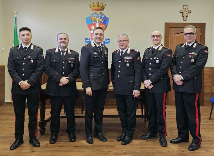 Inviati 5 nuovi comandanti per le Stazioni dei Carabinieri in Irpinia