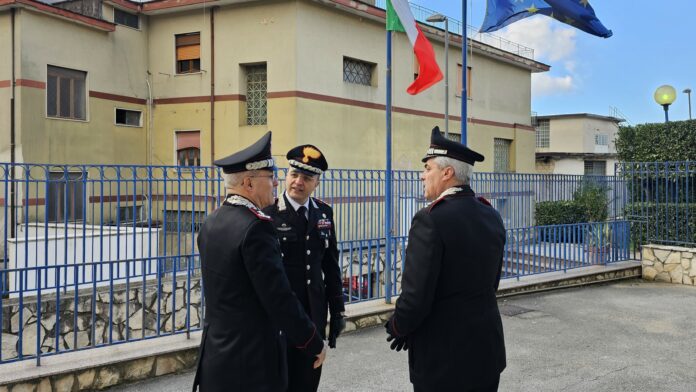 Il Generale La Gala in visita alla Compagnia Carabinieri di Solofra