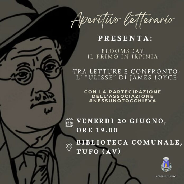 A Tufo l'omaggio dell'Irpinia a James Joyce e al suo “Ulisse”
