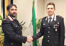 Il Luogotenente dei Carabinieri Lauciello lascia Aquilonia per Trani