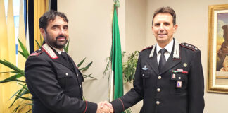 Il Luogotenente dei Carabinieri Lauciello lascia Aquilonia per Trani