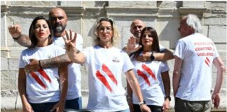 Pedalata ad Avellino contro la violenza sulle donne con cittadini e istituzioni