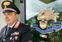 Il Luogotenente Iacuzio Comandante della Stazione Carabinieri di Montoro