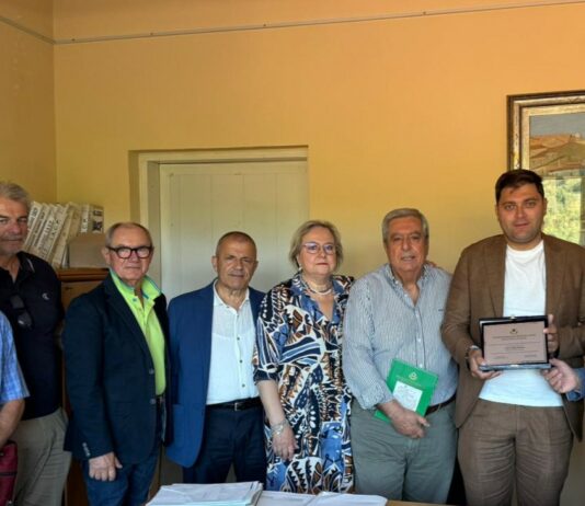 I Maestri del Lavoro di Avellino ricevuti dal Sindaco di San Mango sul Calore
